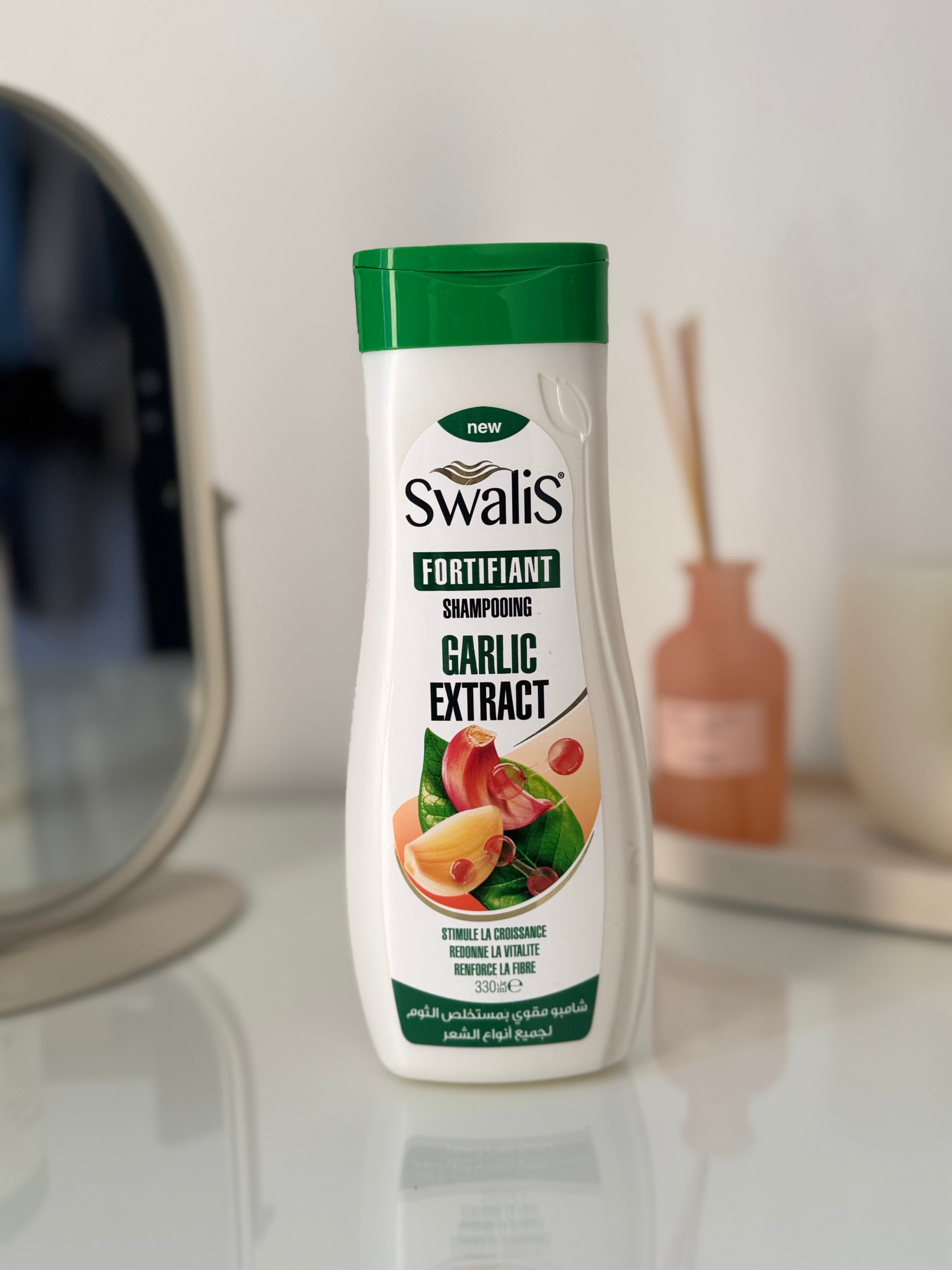 Shampoing swalis à l’ail anti chute ✨