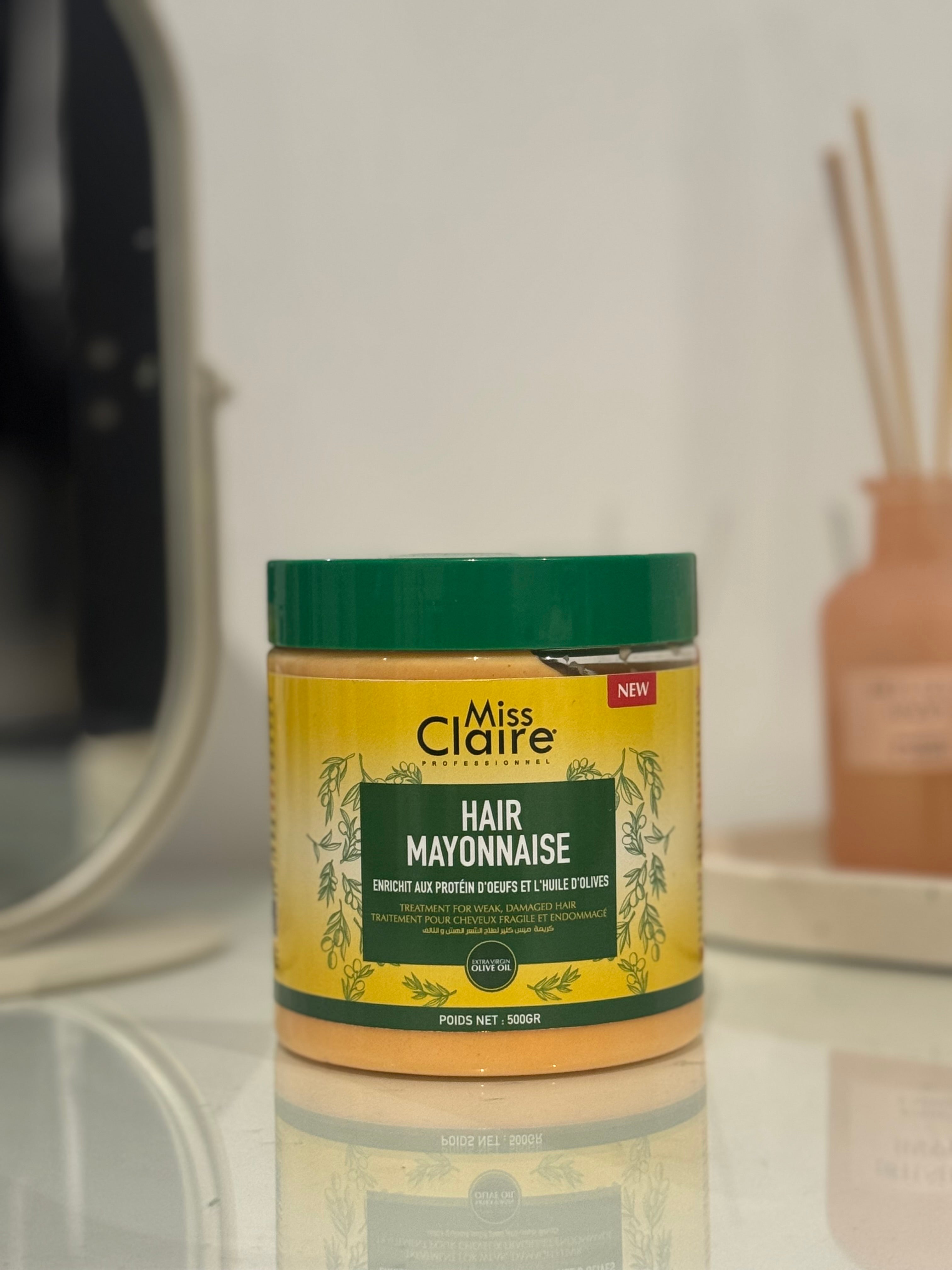 Masque Capillaire à la Mayonnaise – Protéines d’Œuf & Huile d’Olive 🥚🌿✨