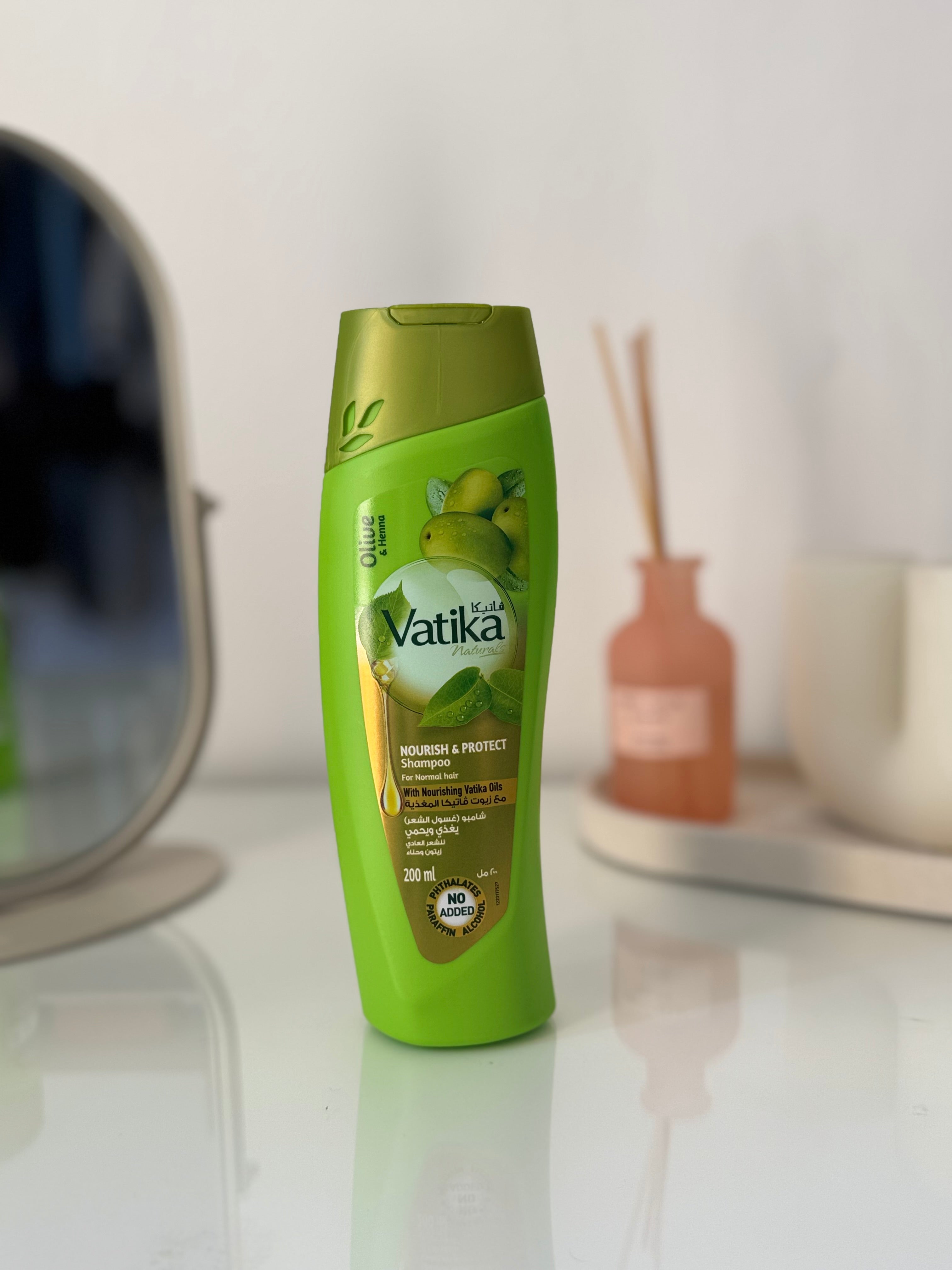 Shampoing vatika huile d’olive henna 🫒🌿