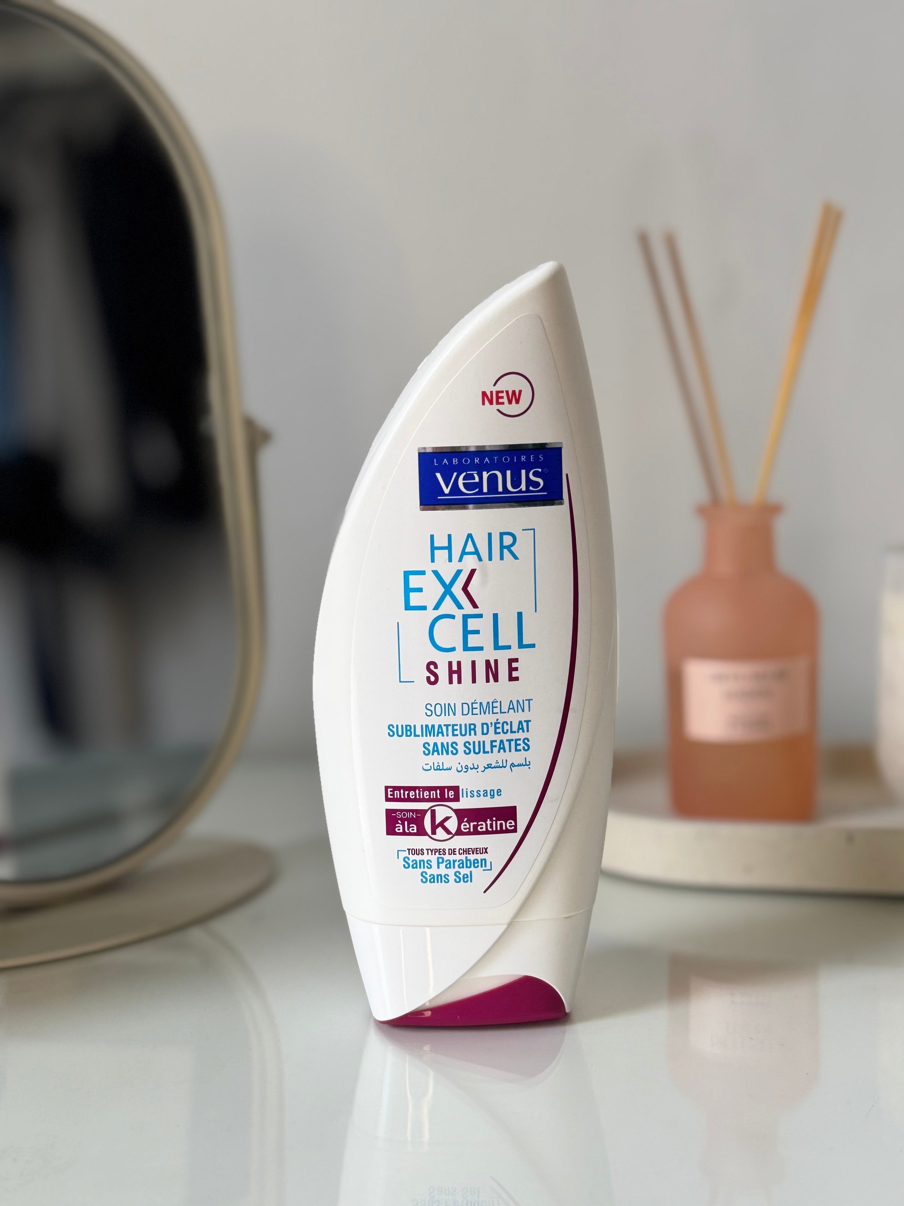 Vénus Hair Excell après shampooing – Kératine, Sans Sulfate, Sel & Paraben 🌿💖