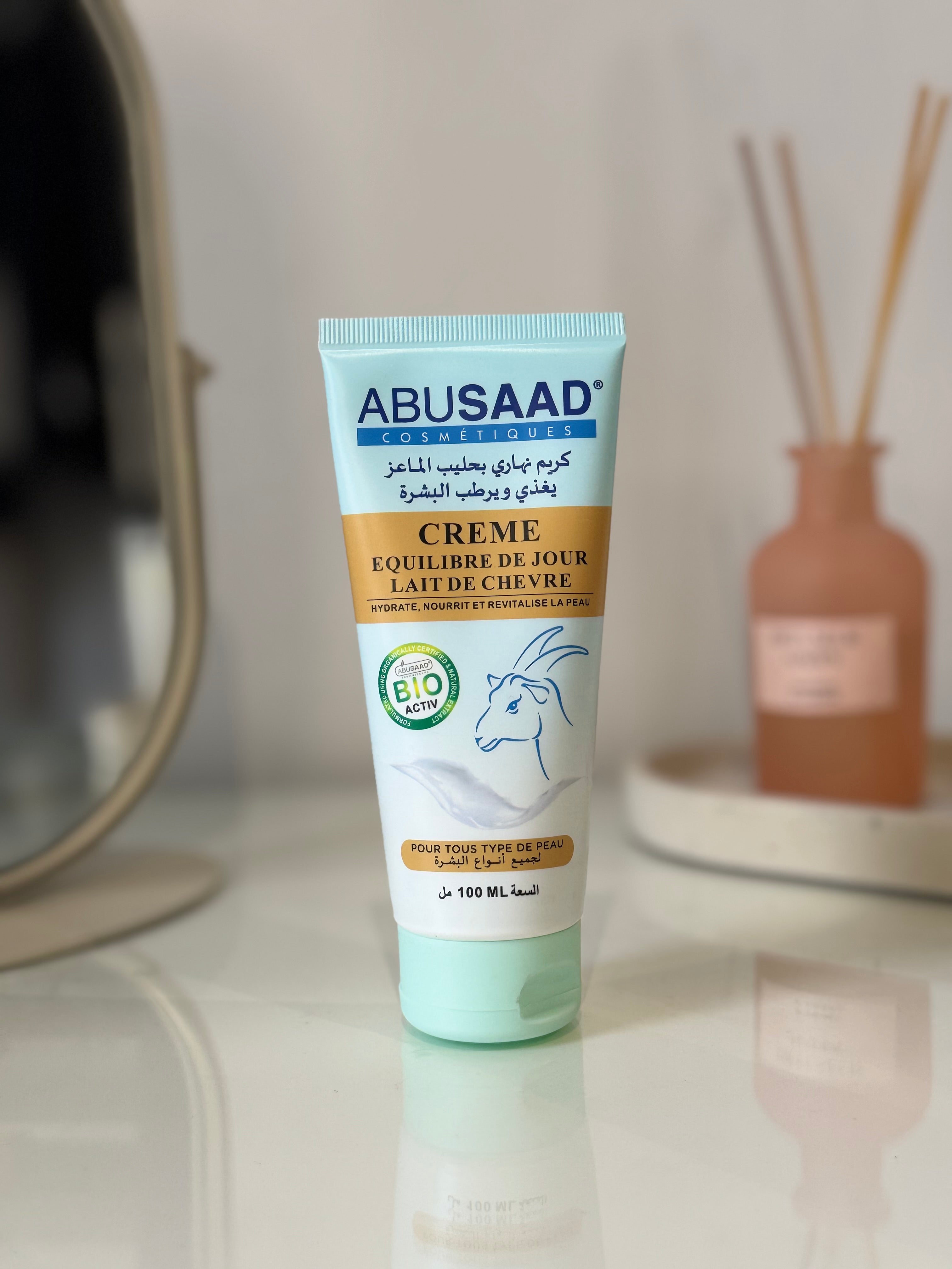 Crème de jour au lait de chèvre - Abusaad ✨