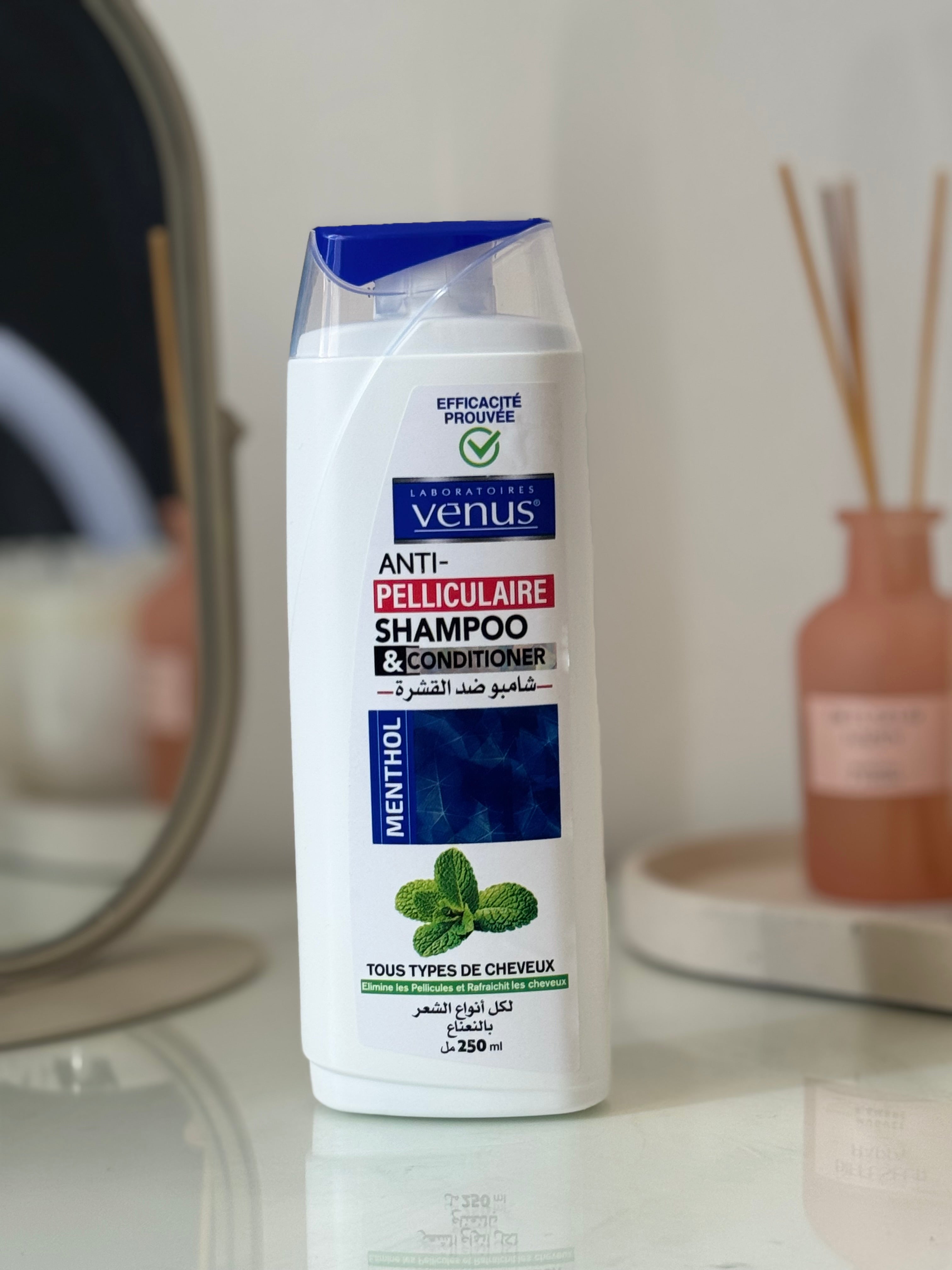 Shampoing Vénus Men 2 en 1 – Anti‑Pelliculaire 💪🏼